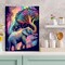 5D Diamond Painting Kits for Adults Elephant Diamond Art Kits for Adoults DIY Full Round Paint with Diamond Art Dots Abstract Gem Art Painting Crafts for Home Wall Decor 11.8x15.7inch